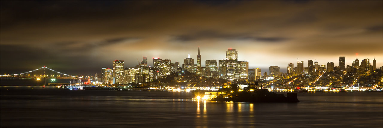 San Francisco Skyline by StevenDavisPhoto on