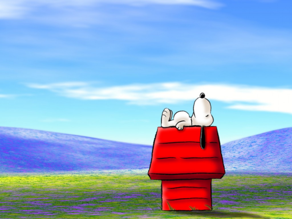 Snoopy Spring 4k Wallpaper