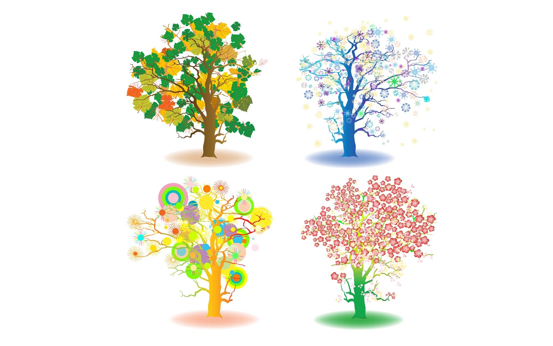 Four Seasons Wallpaper Desktop Image