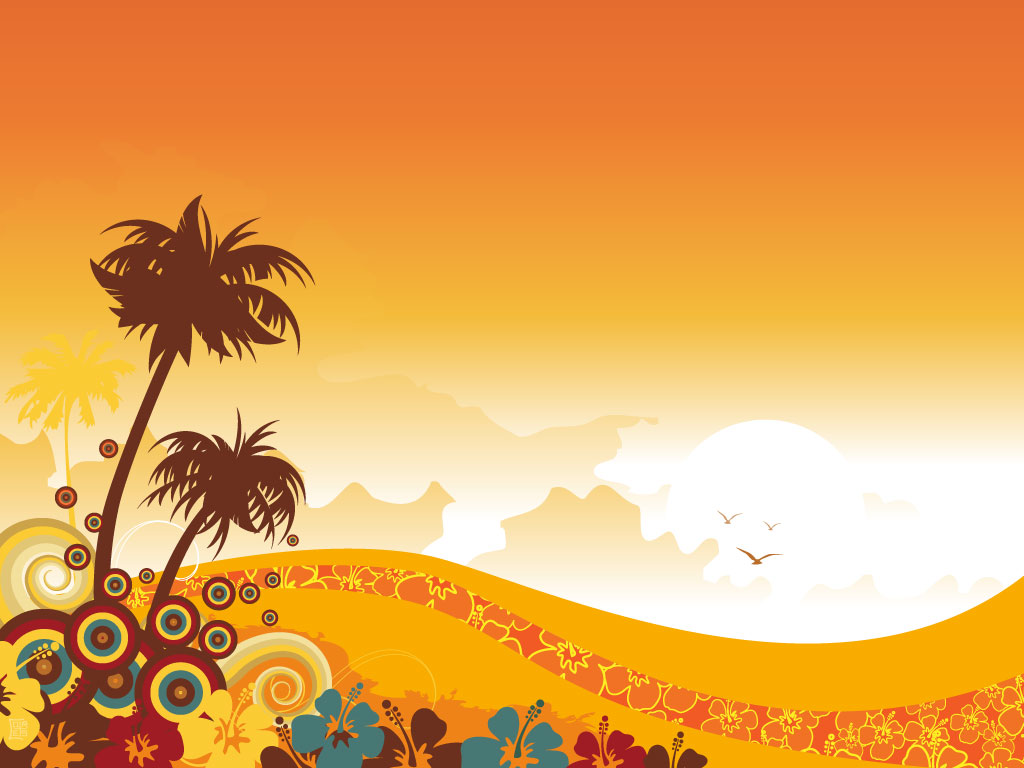 Tropical Background Will Look Great In A Vacation Or Travel Design