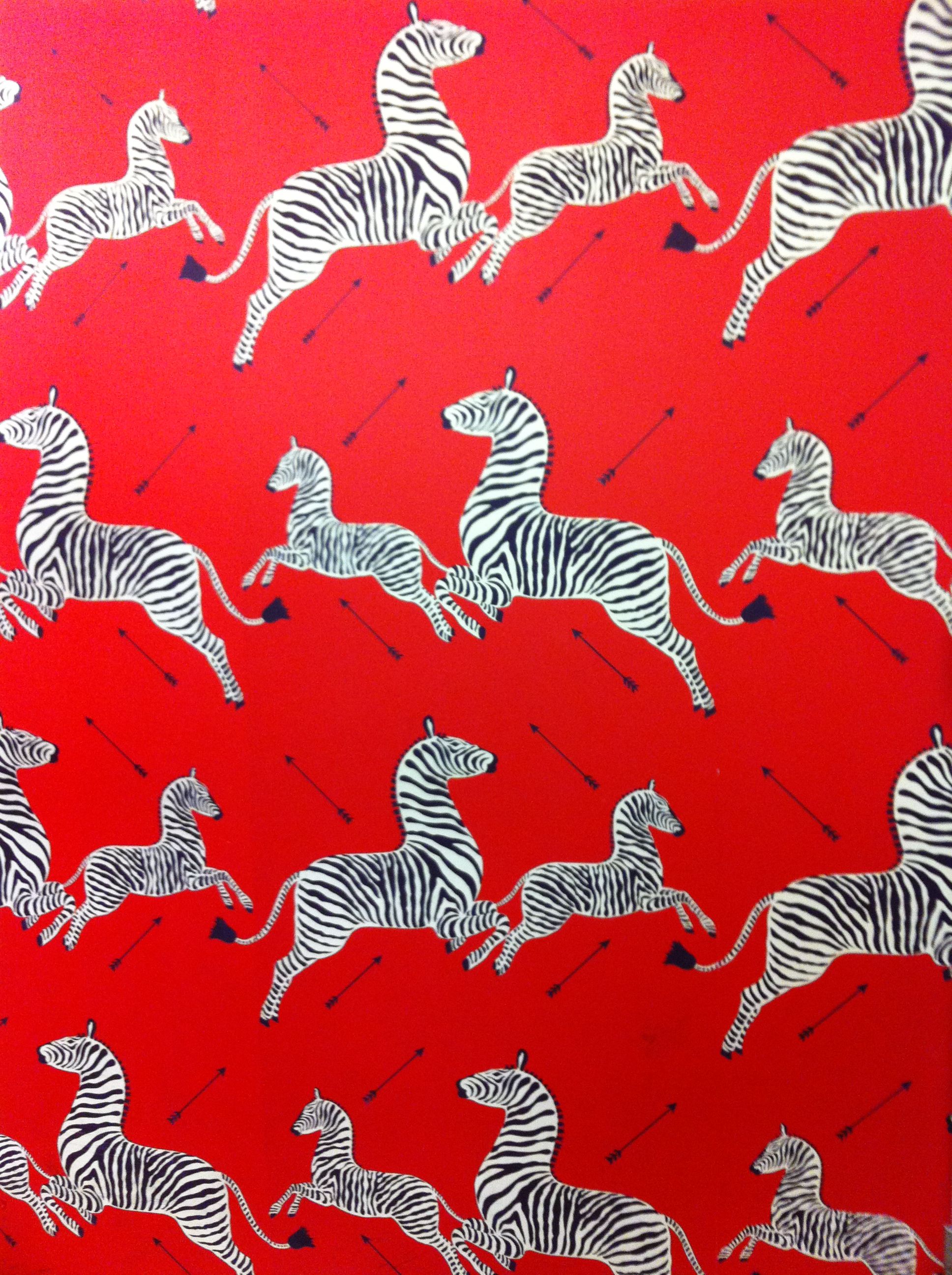 Scalamandre Zebra And Arrows Wallpaper