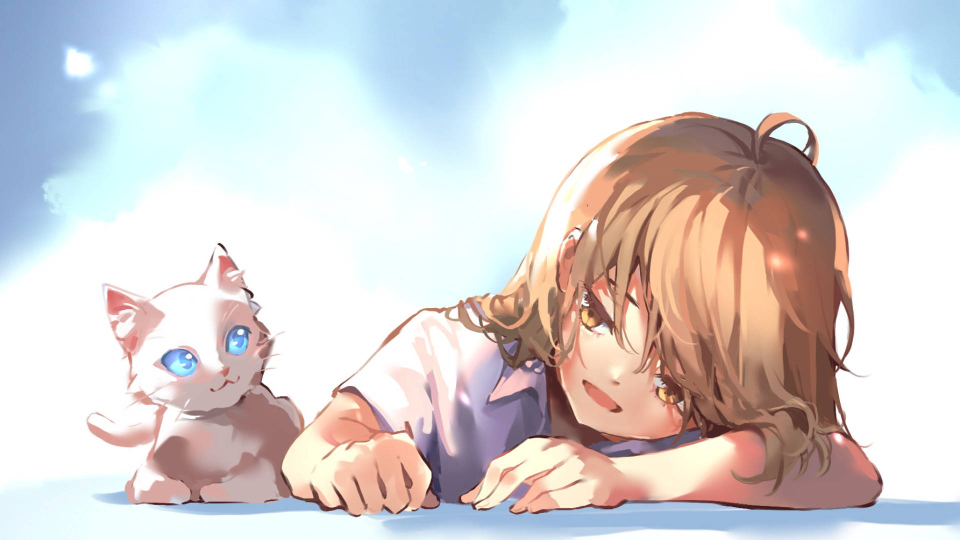 Anime Cat Wallpaper
