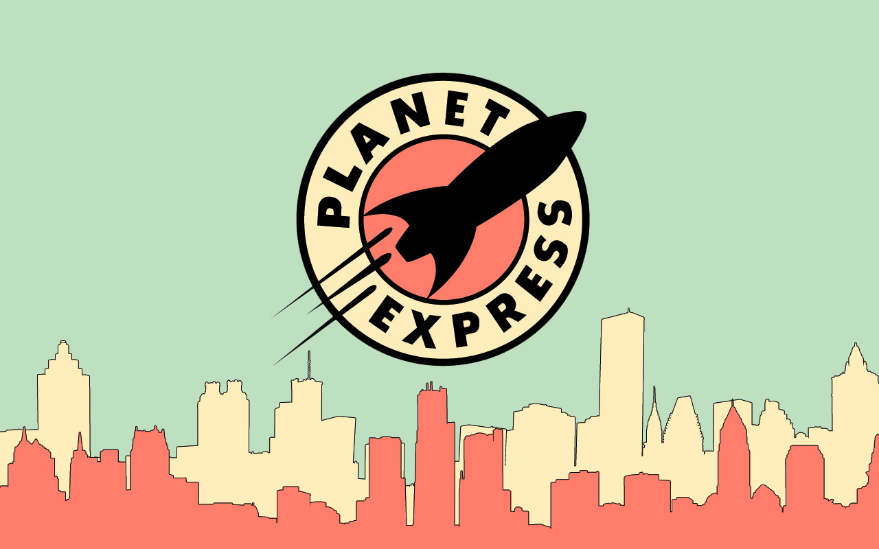 futurama planets planet express log HD Wallpaper   Space Planets