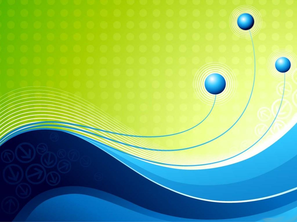 Beautiful Blue Green Vector Background For Powerpoint Curves