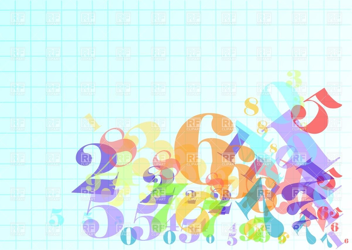 Arithmetic Abstract Background With Numbers Background