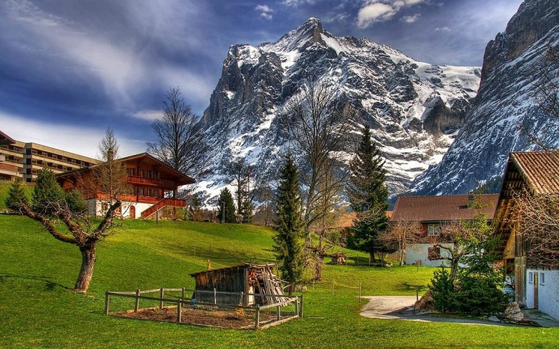 Beautiful Landscape Switzerland Wallpaper