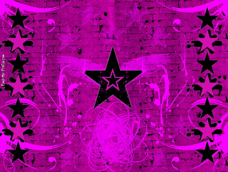 Purple Star Grunge Background Pimp My Profile