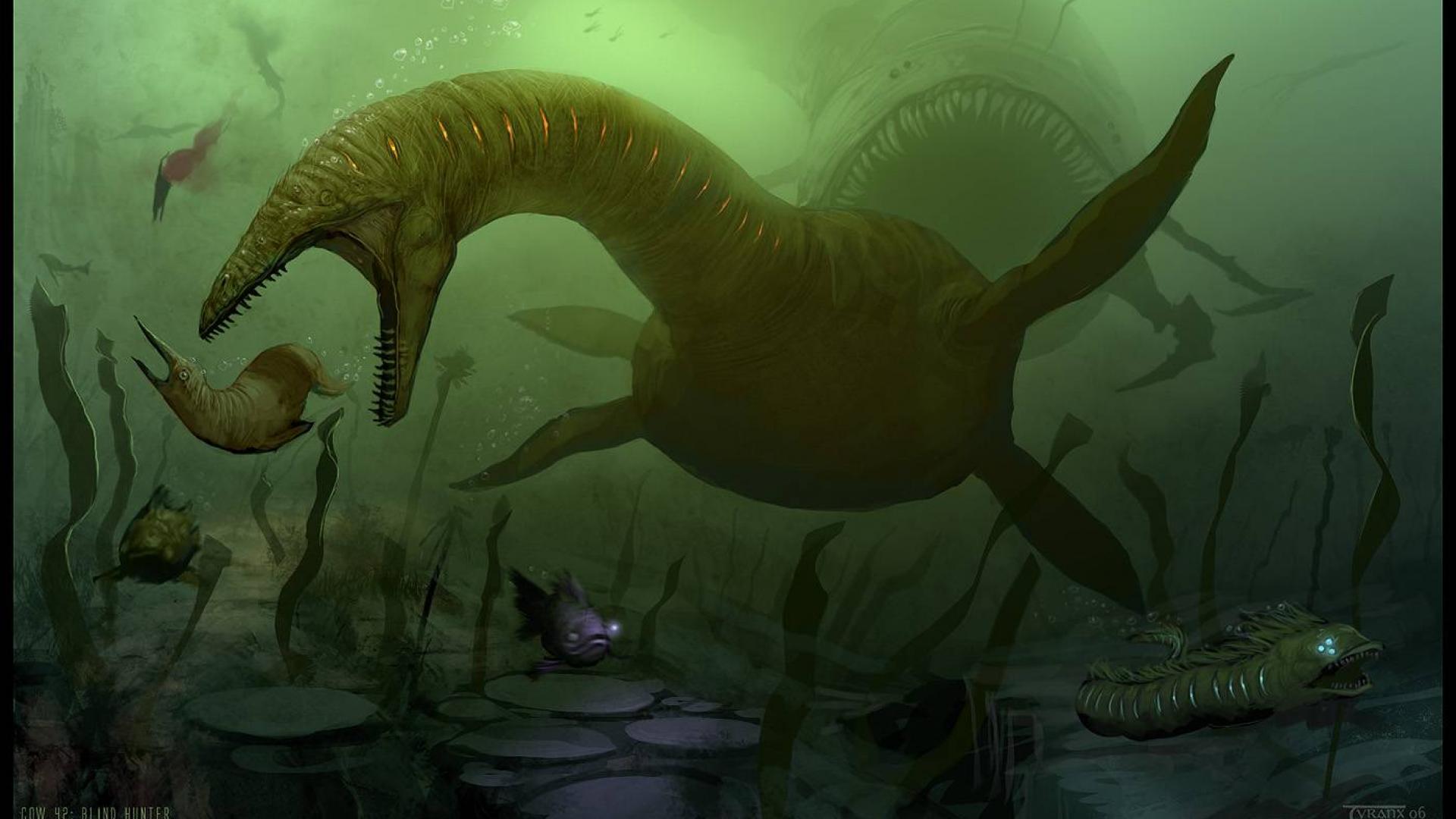Underwaters Dinosaurs Wallpaper Hq