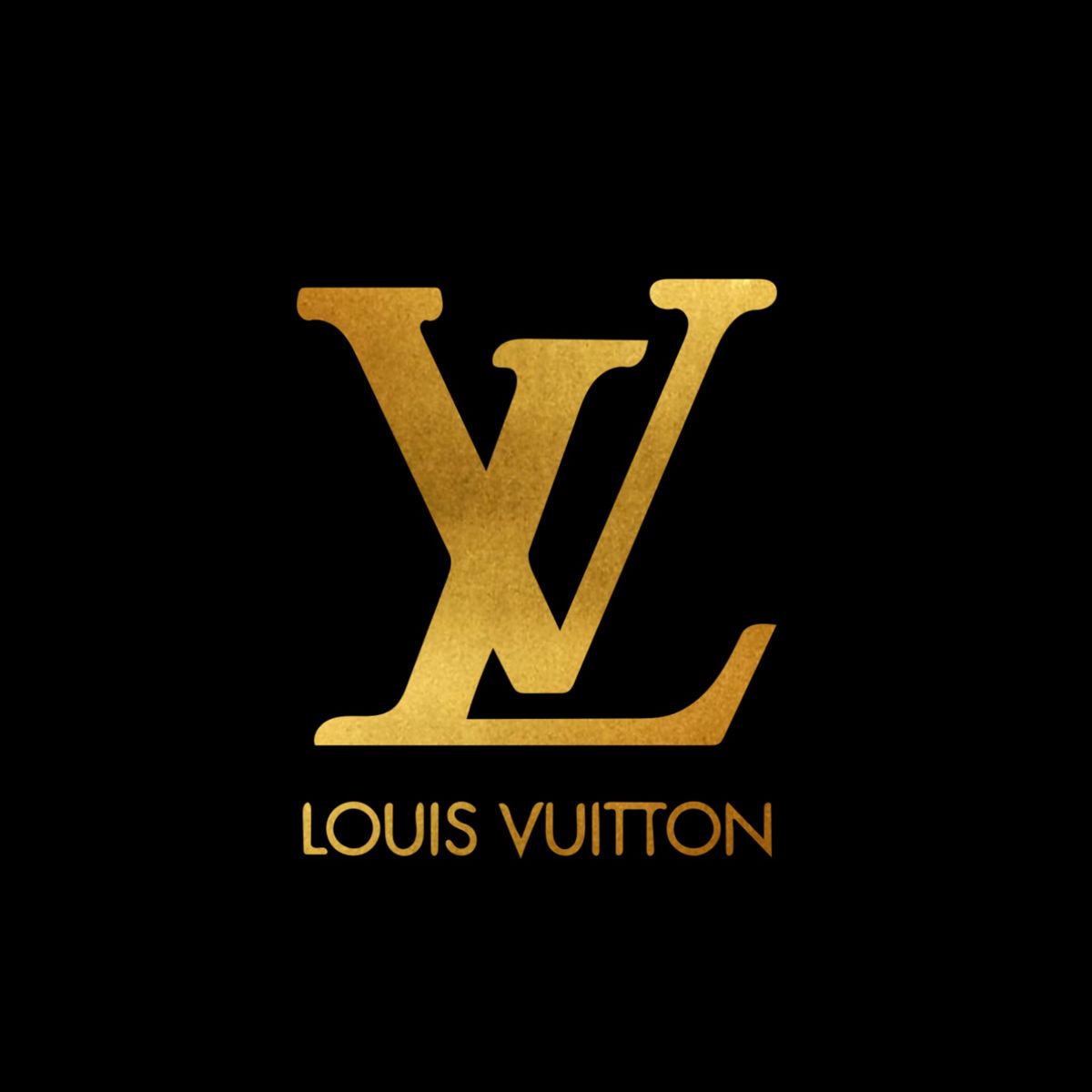 Louis Vuitton Logo Wallpaper Black