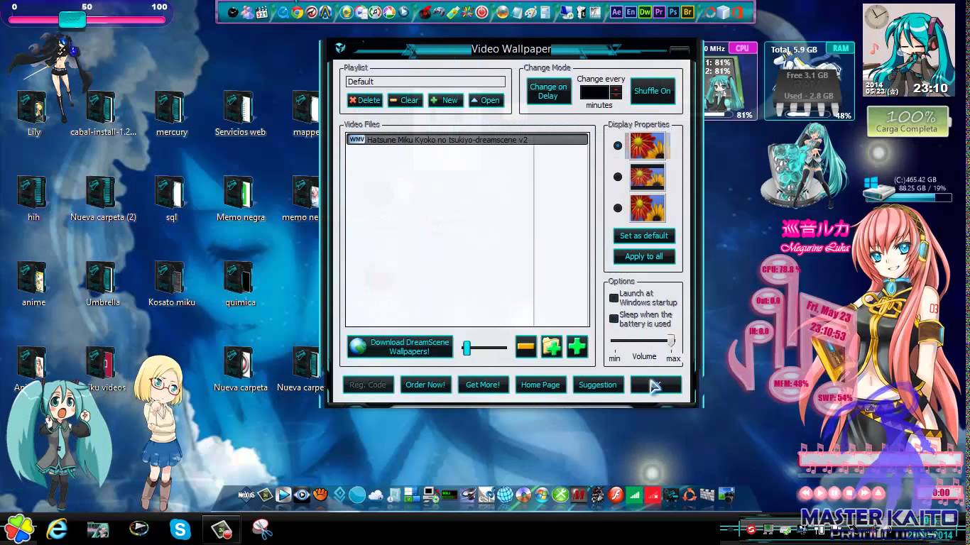 Windows Y Dreamscene Video Wallpaper Mas Hatsune Miku