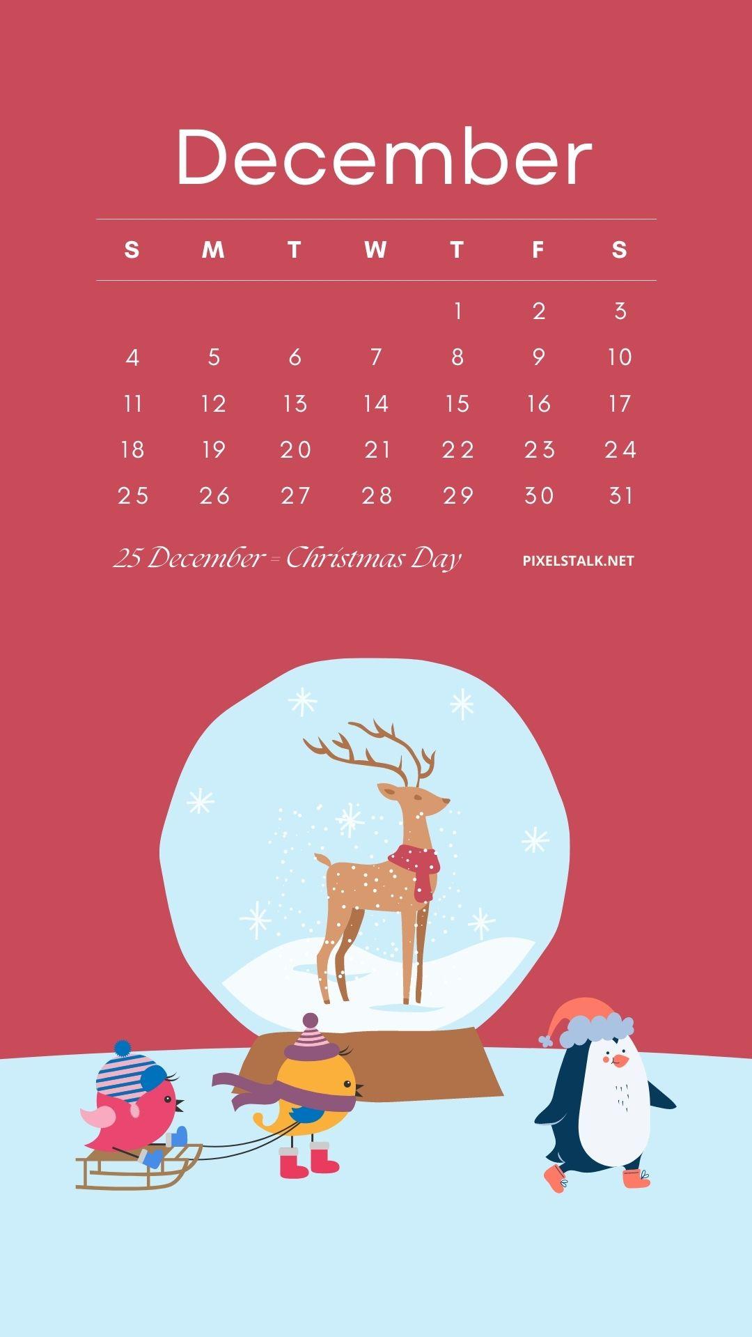 December 2022 Calendar Phone Wallpapers HD