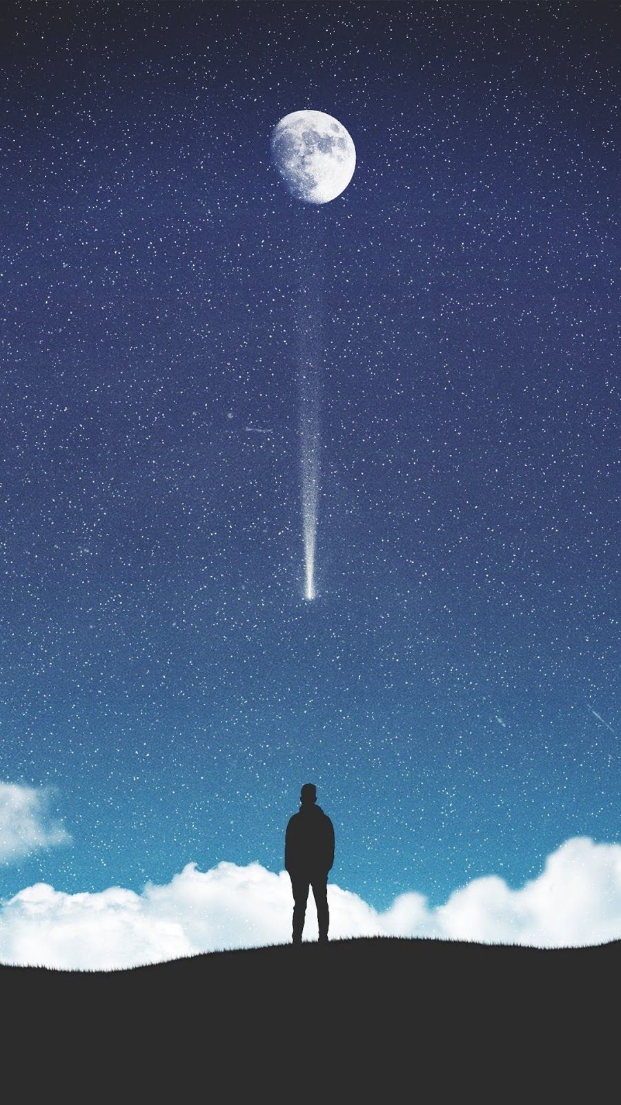 Starfall Wallpaper iPhone Android Background