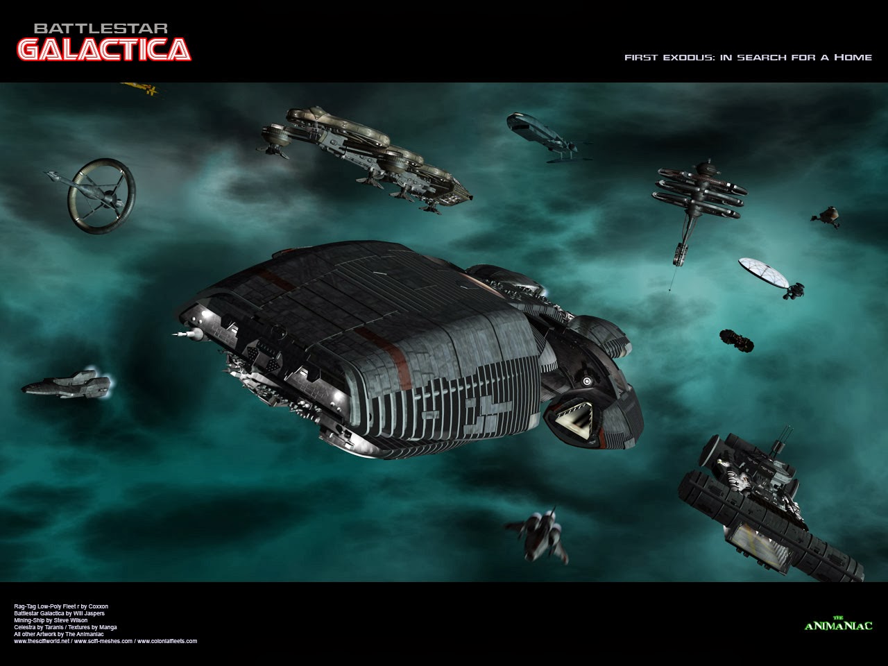 Battlestar Galactica Science Fiction Wallpaper