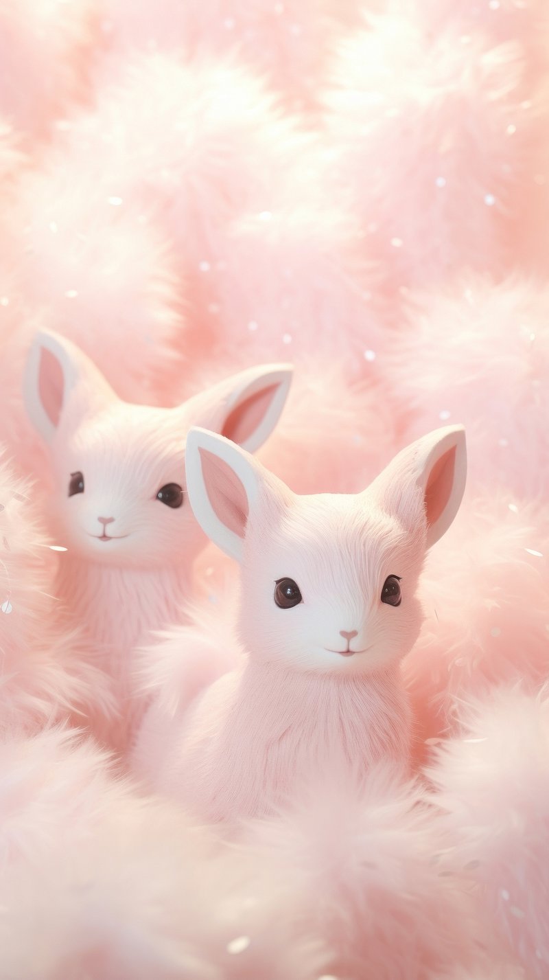 Cute Aesthetic Bunny Image Wallpaper