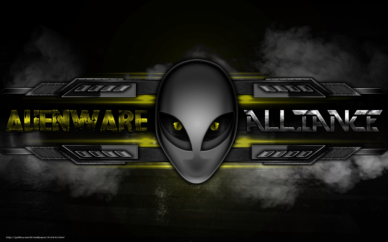 Wallpaper Alienware Alliance Gdefon Original