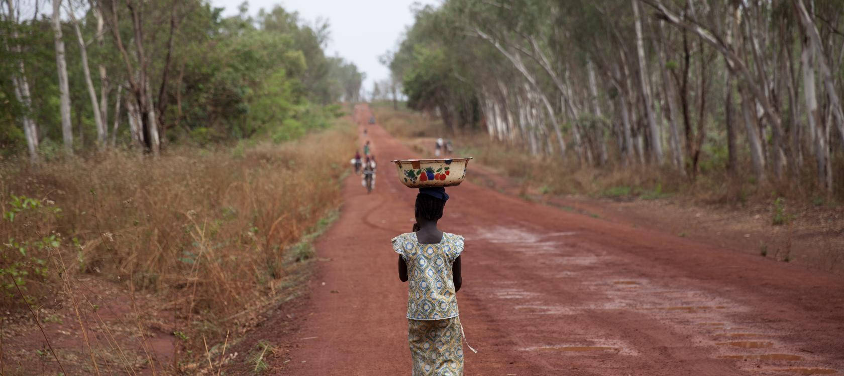 Women In Colorful Dresses Central African Republic Wallpaper