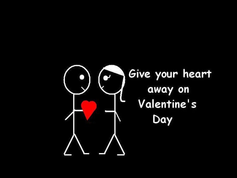 Valentines Day Stick People wallpaper   ForWallpapercom