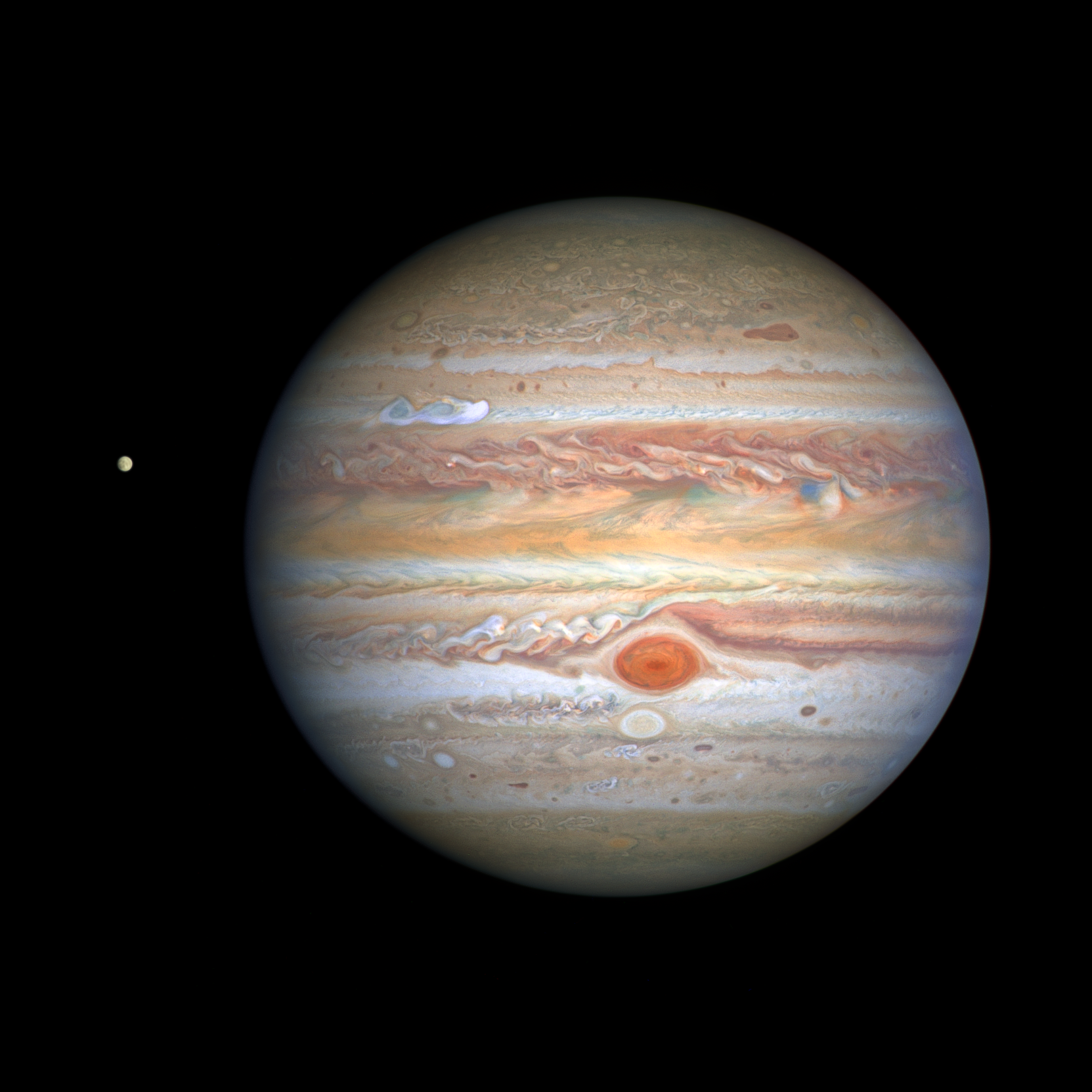 Hubble Captures Crisp New Portrait of Jupiters Storms NASA