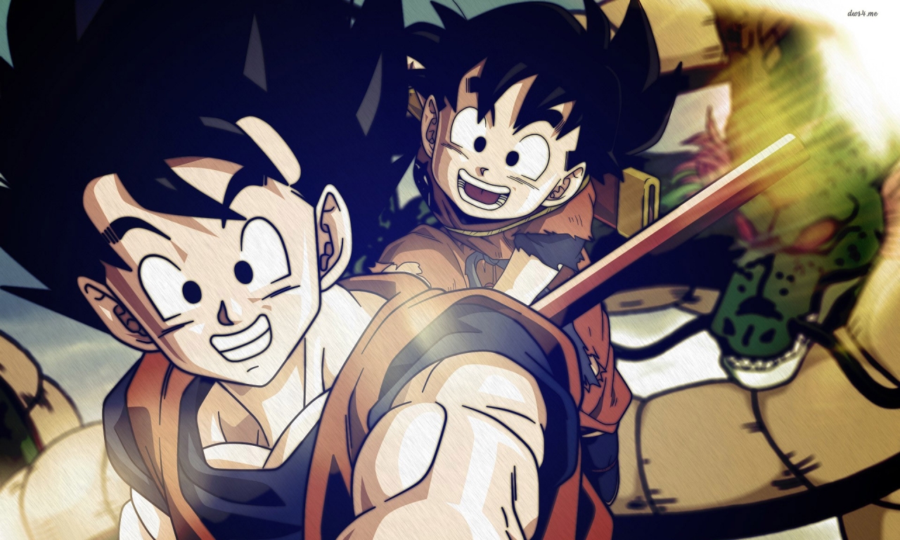  Goku y Gohan Dragon Ball Z HD 1280x768 Dibujos wallpapers HD