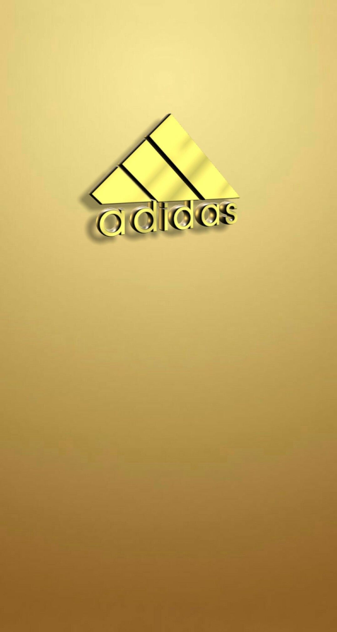 Gold Adidas Logo Wallpaper On