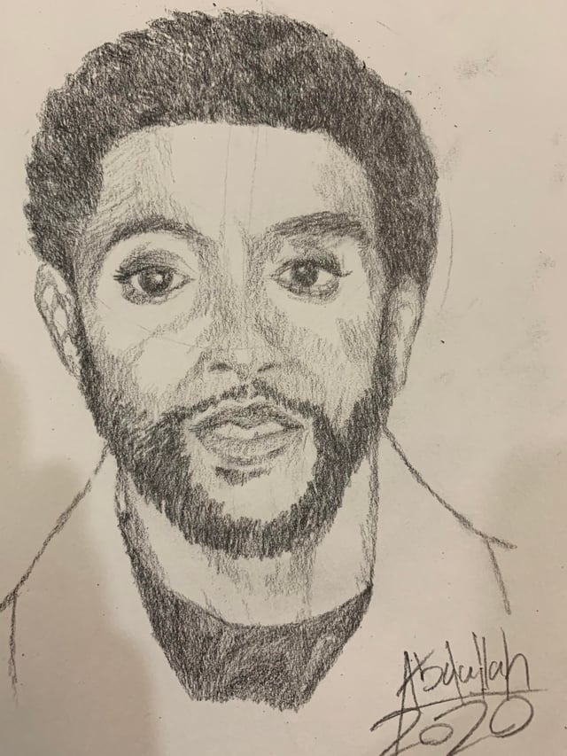 I Decided To Draw Chadwick After Heard He Passed Away Wallpaper