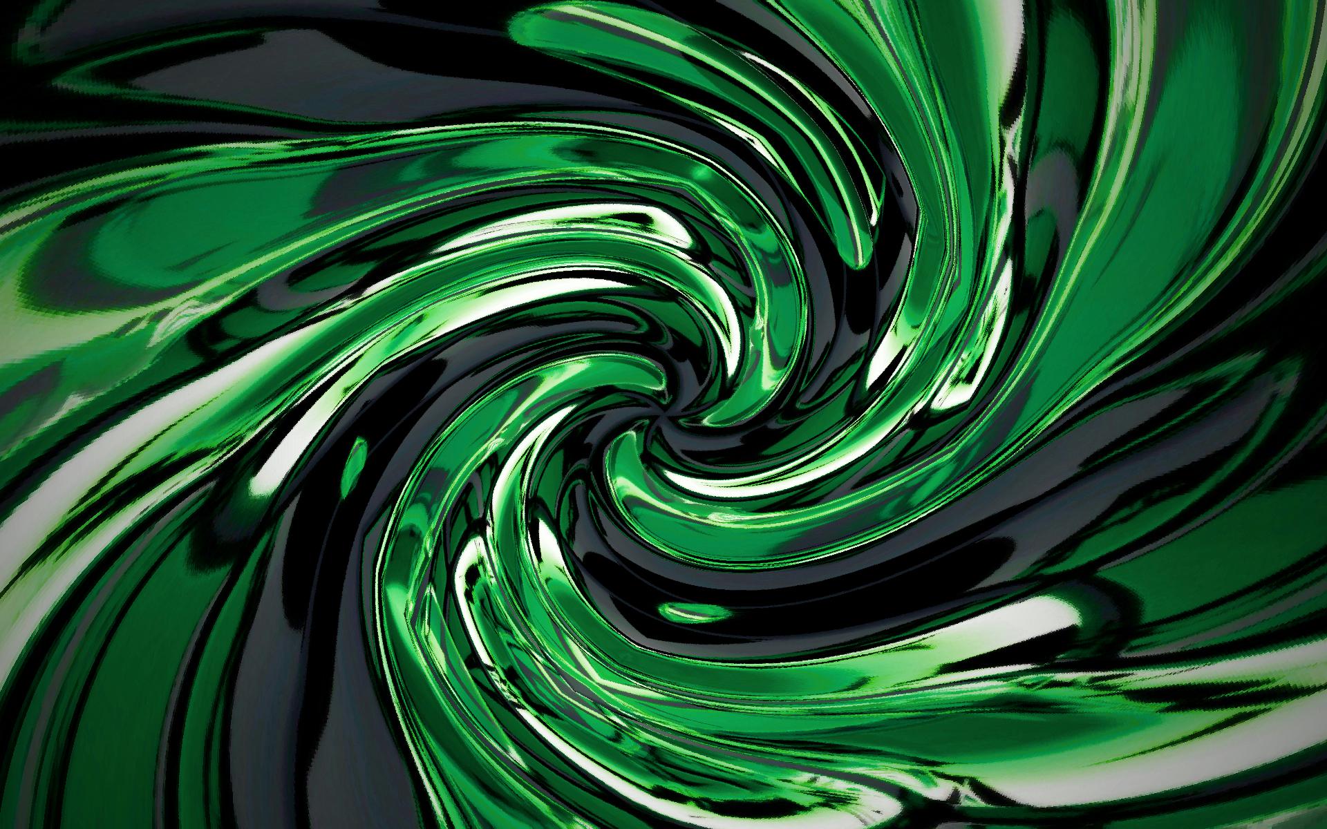 Cool Green Spin High Quality And Resolution Wallpaper