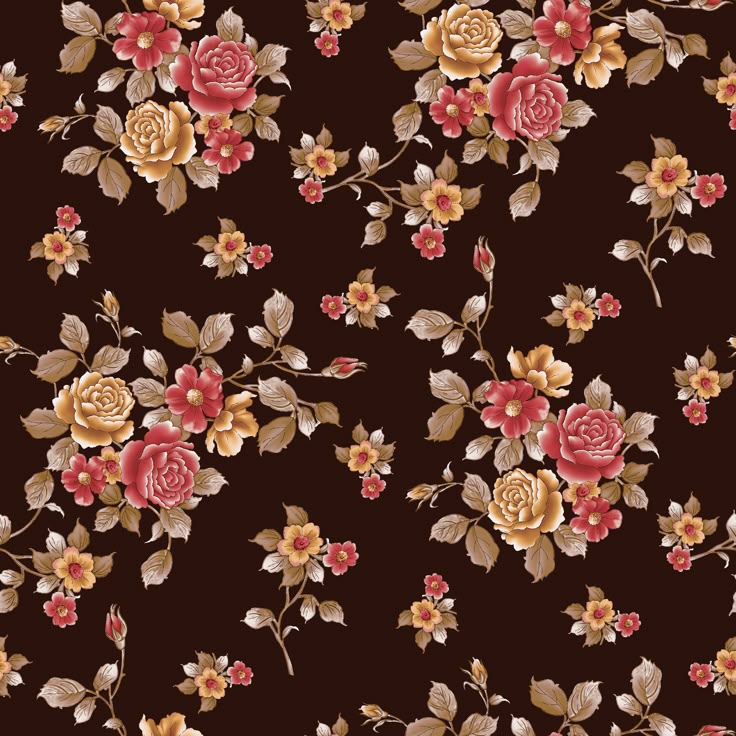 Floral Pattern Wallpaper