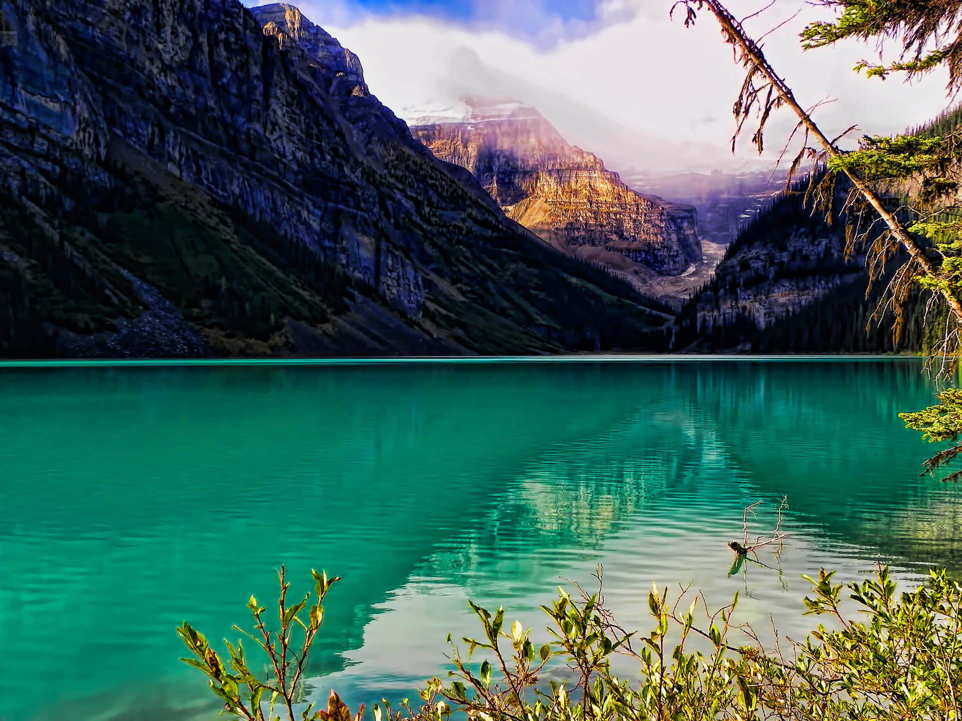 Placid Lake In Canada Wallpaper
