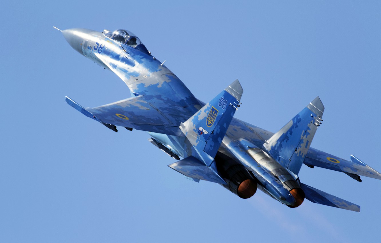 Wallpaper Fighter Sukhoi Flanker Su Ukrainian Image For