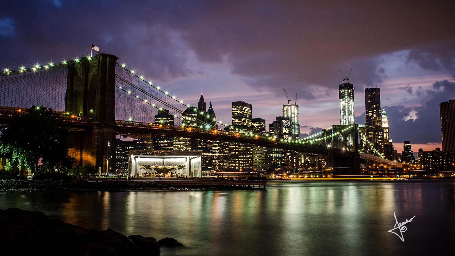 Brooklyn Bridge Manhattan Wallpaper HD
