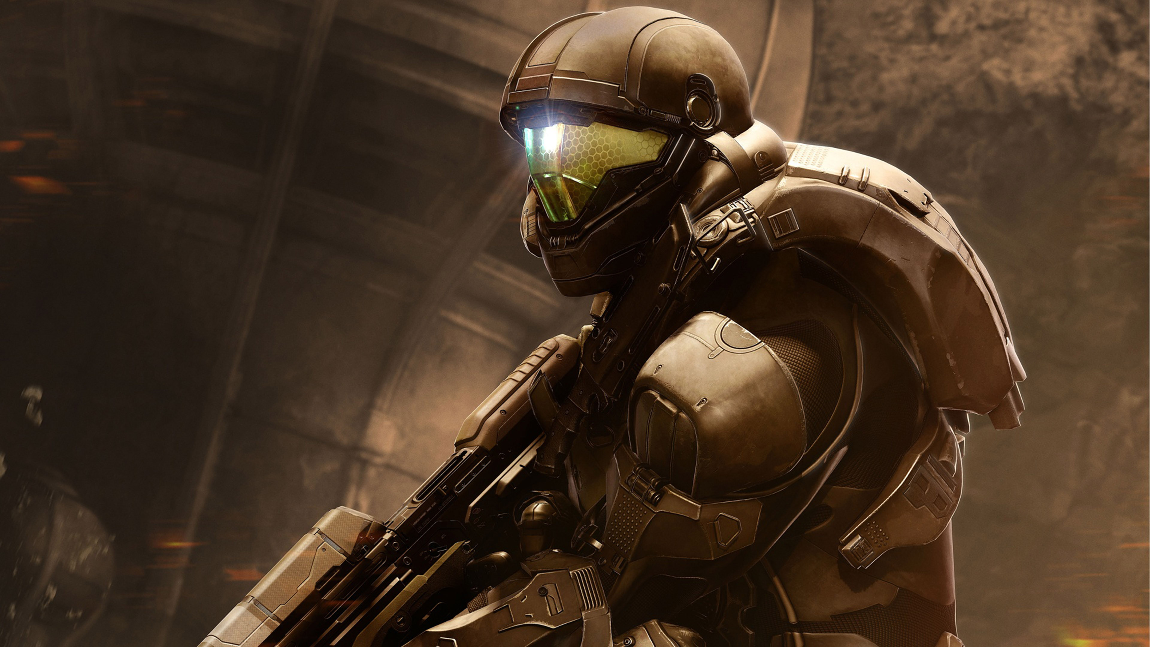 HD Background Halo Guardians Game Buck Shooter Robot Wallpaper