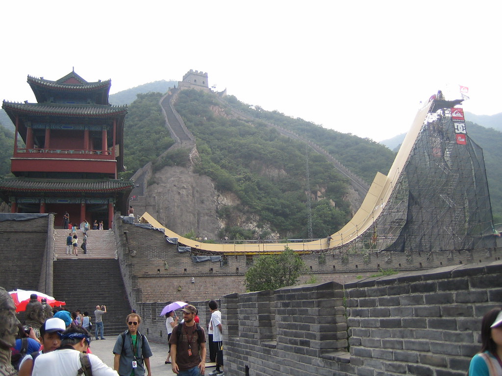 Photo Of Roll In Danny Way Great Wall China Jump Juyon