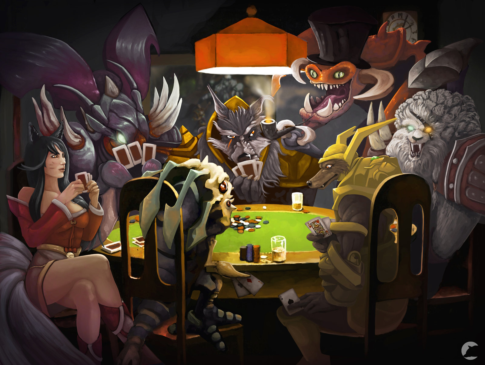 Image Pictures Of Dogs Playing Poker