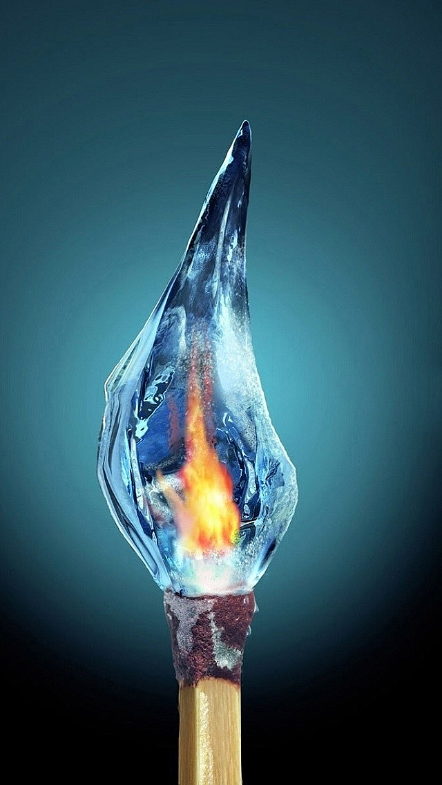 Ice Fire Best iPhone 5s Wallpaper
