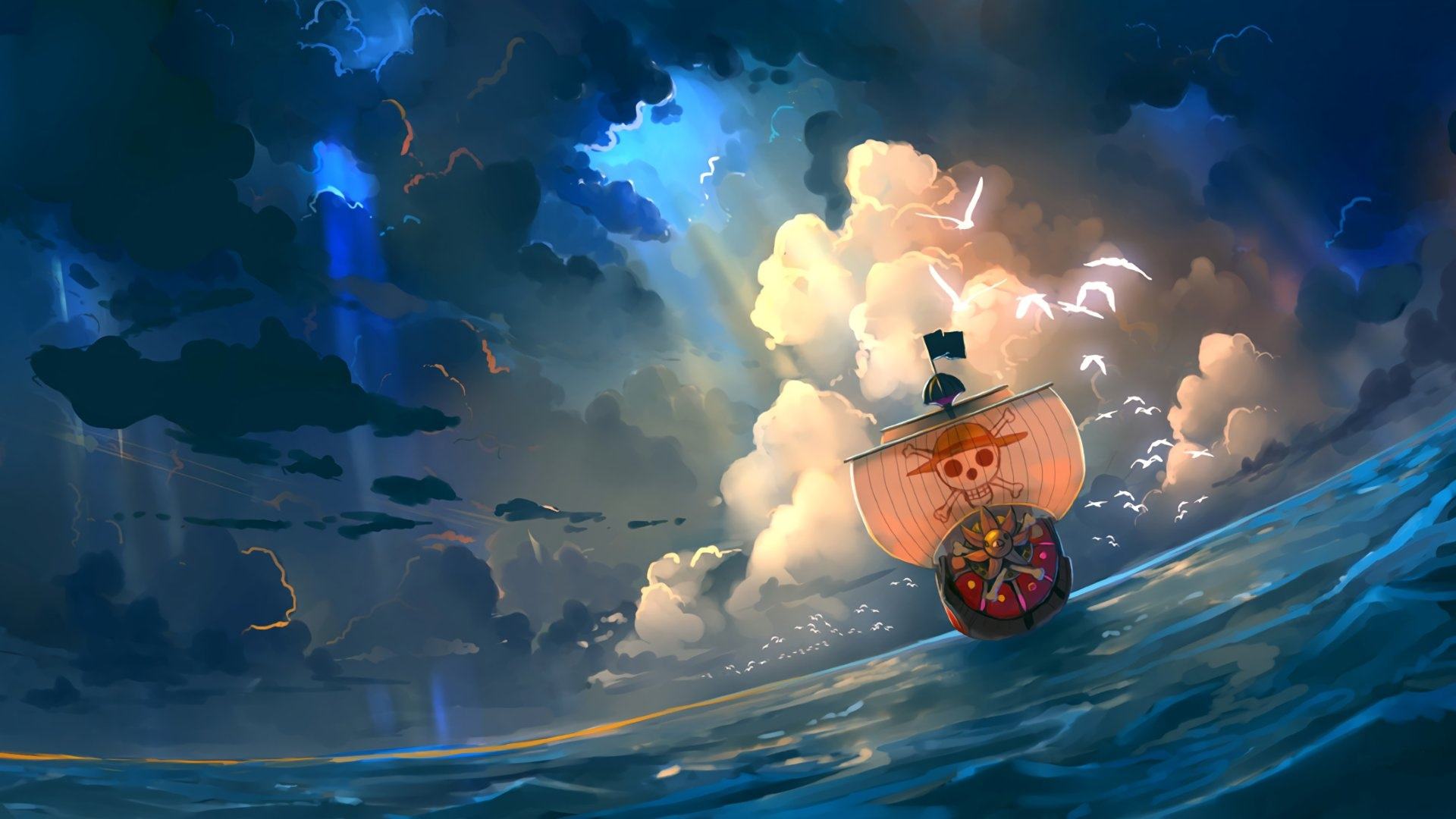 One Piece Anime Artwork Laptop Full HD 1080p 4k Wallpaper Image