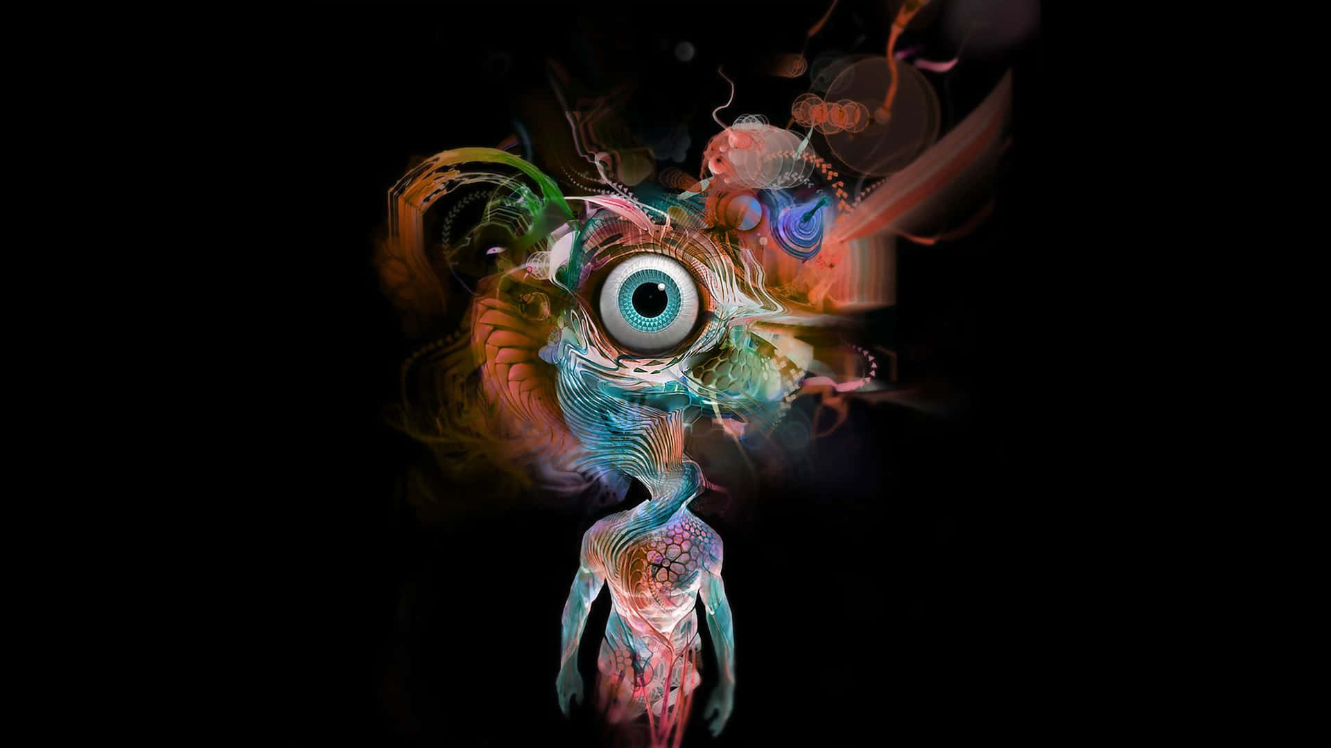 Dark Psychedelic HD Wallpaper