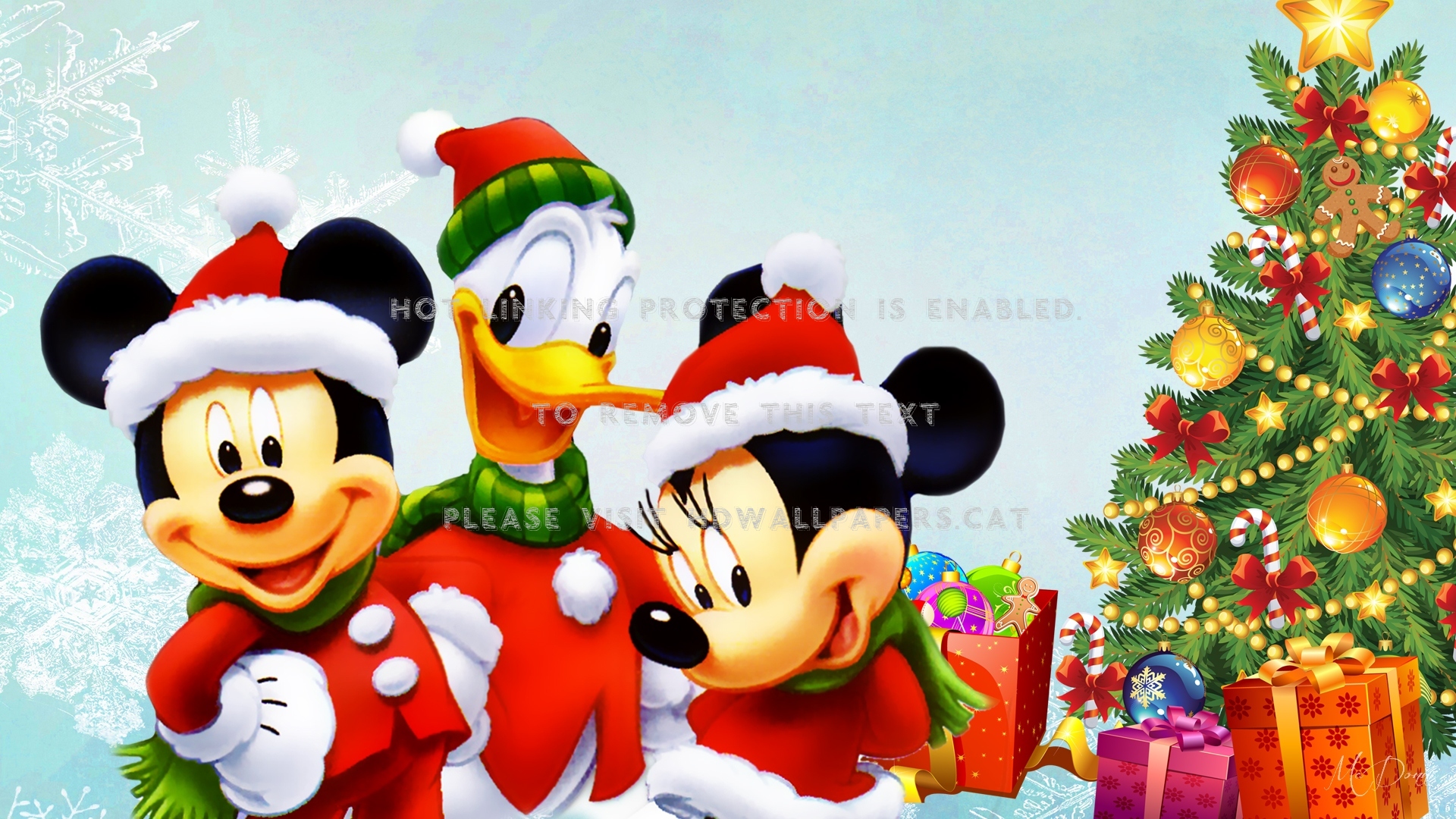 Mickey Minnie Donald Mouse Presents Gifts