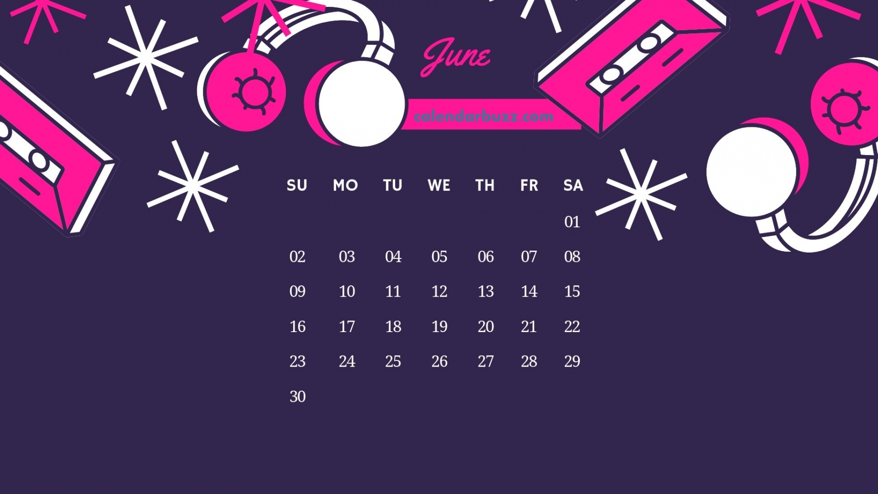 June 2019 Calendar HD Wallpapers and Background Images YL Computing