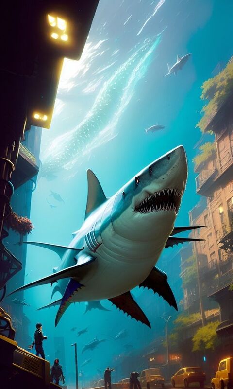 HD Shark Wallpaper iPhone