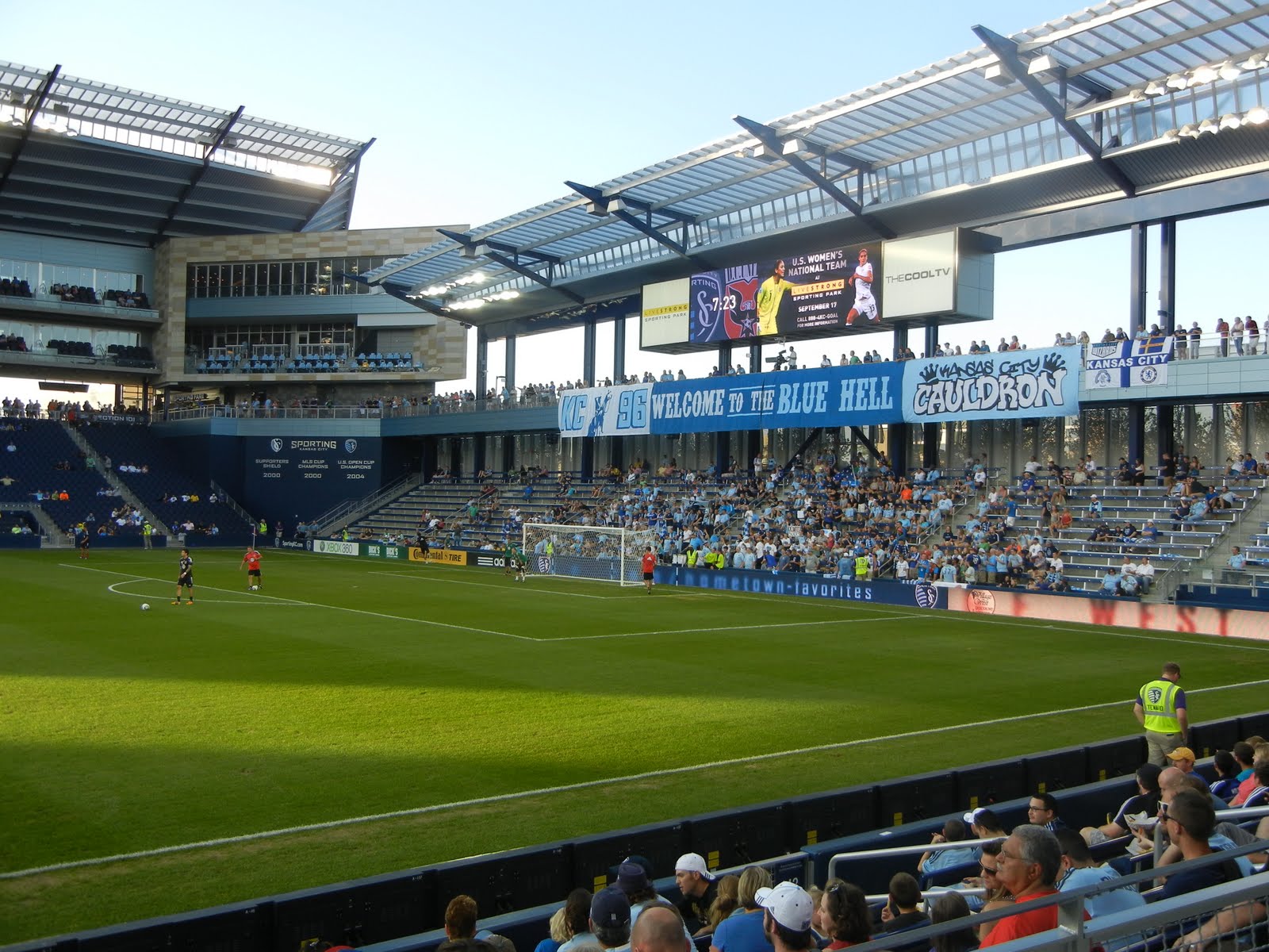 Sporting Kc Stadium Our 1st Game