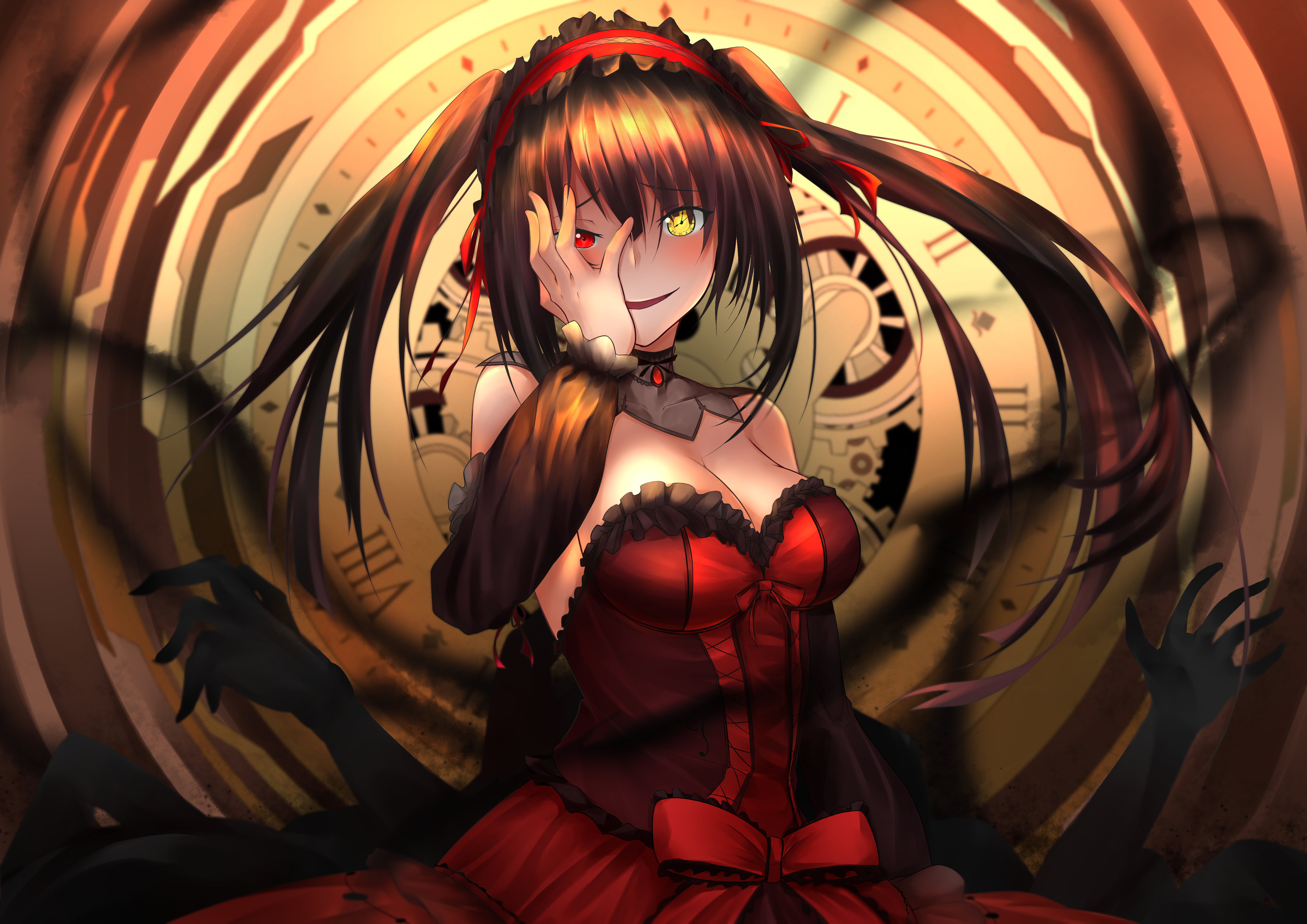Kurumi Tokisaki Date A Live Wallpaper HD Anime 4k
