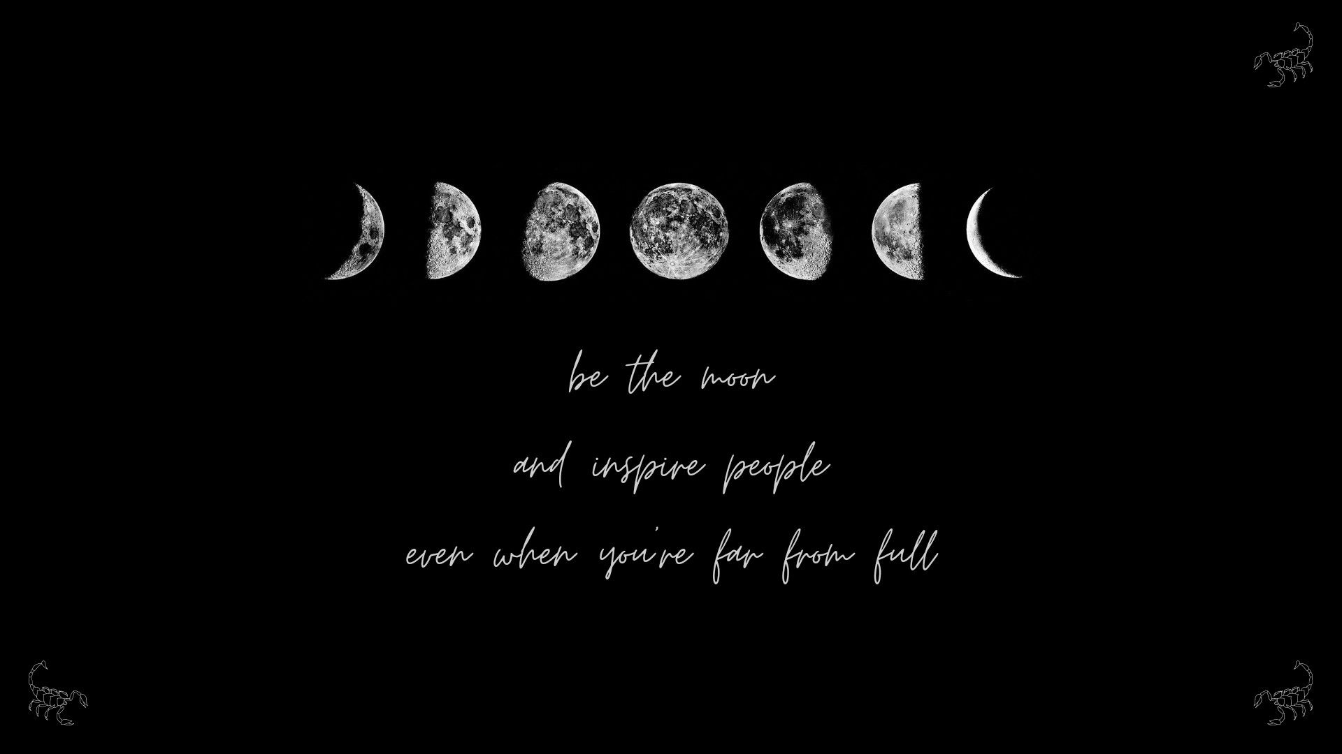 Moon Phases Wallpaper