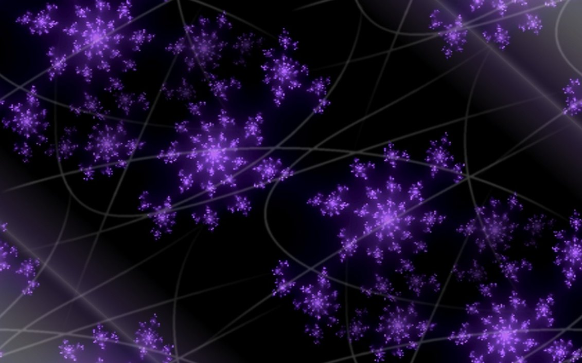 Purple Snowflake Wallpaper Widescreen