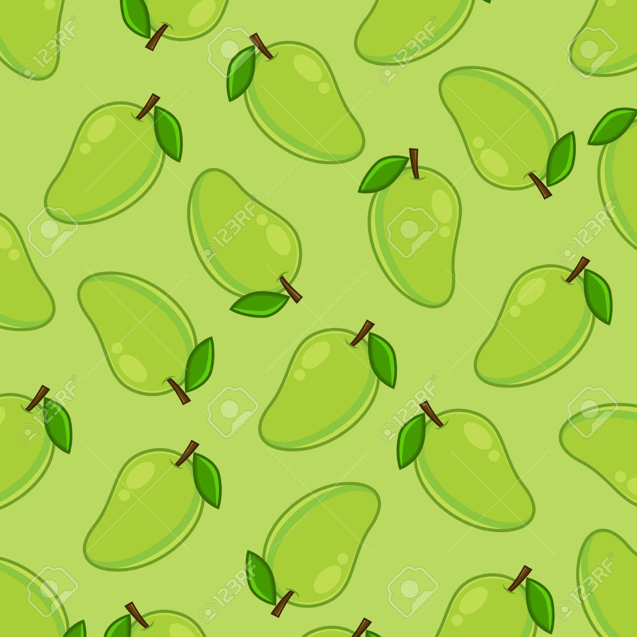 Green Mango Background Royalty Cliparts Vectors And Stock