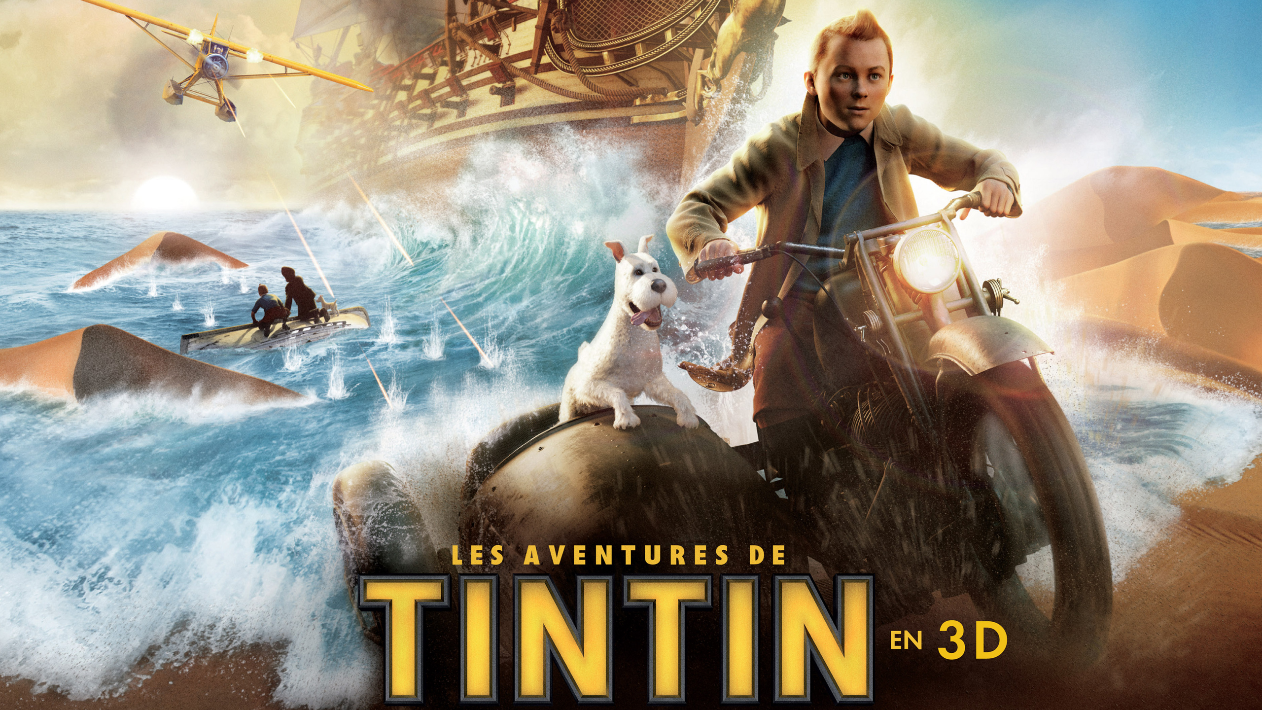Tintin In French Wallpaper HD