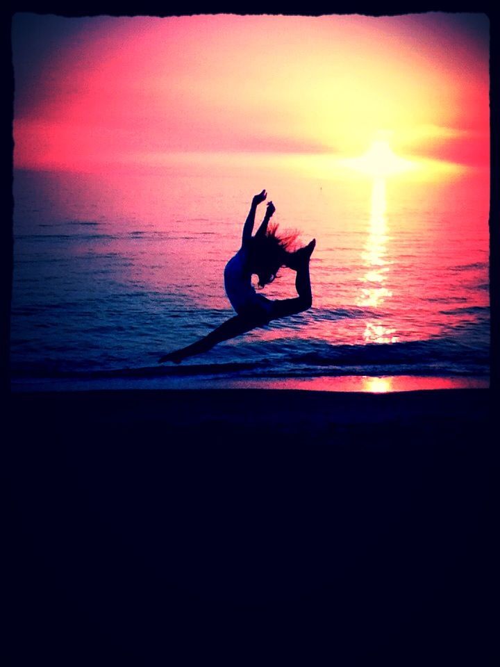 Me doing gymnastics on the beach  Jenna Steinmetz Dance