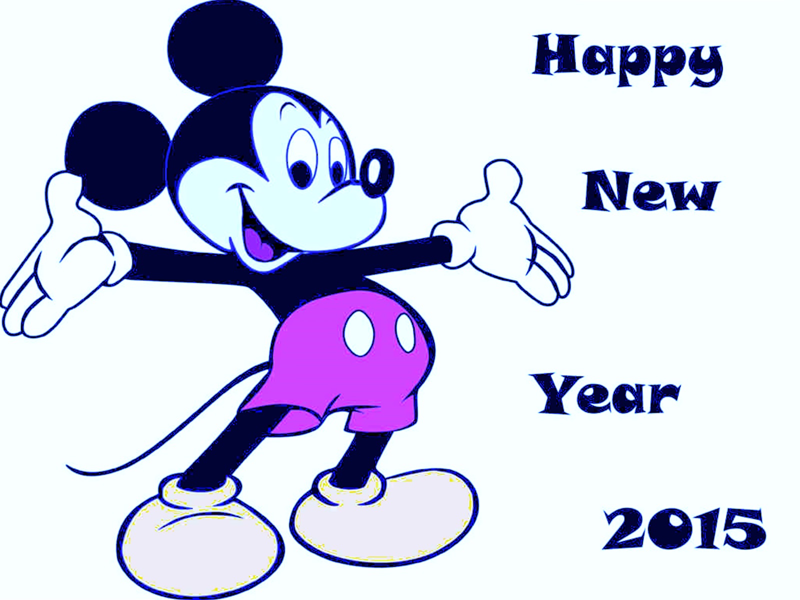 New Year Celebration With Mickey Mouse Photos HD Wallpaper