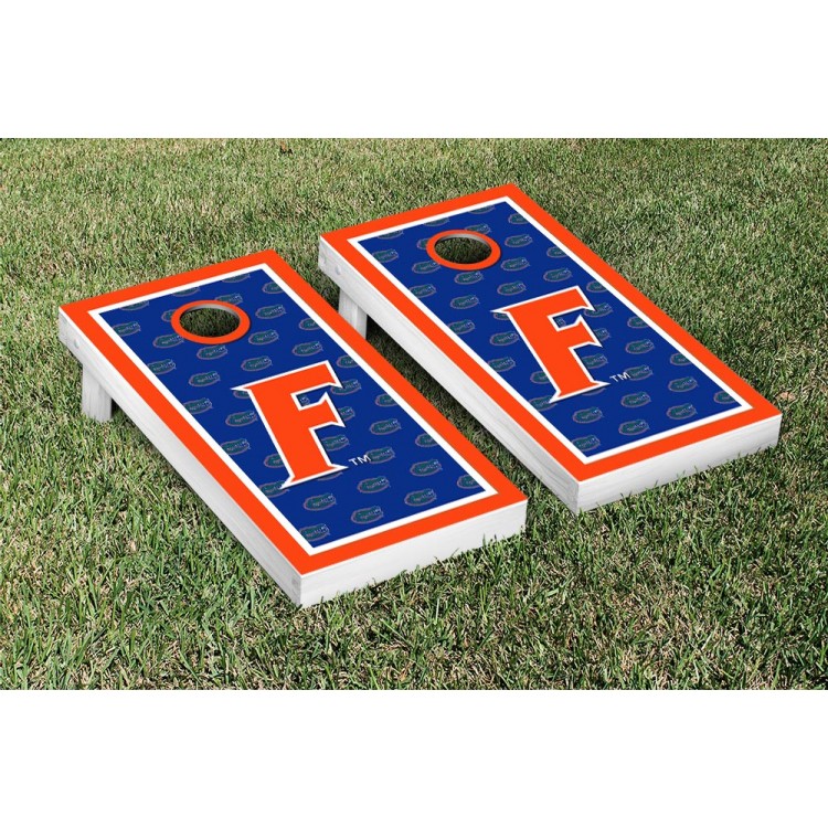 Florida UF Gators Cornhole Game Set Border Logo Version