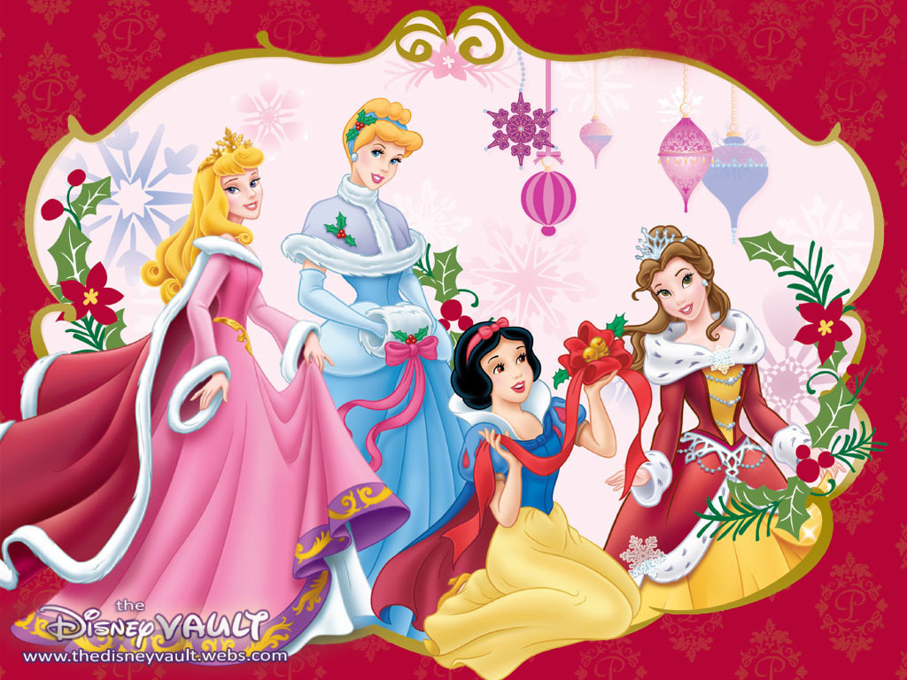 Disney Princess Christmas Walt Characters Wallpaper