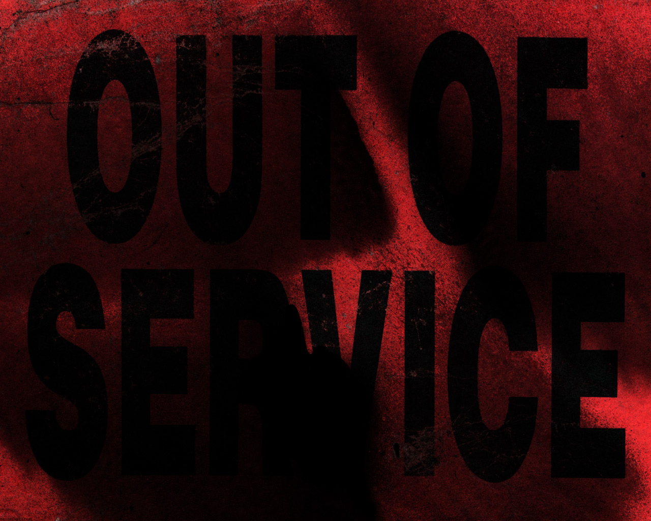 Out Of Service Desktop Pc And Mac Wallpaper